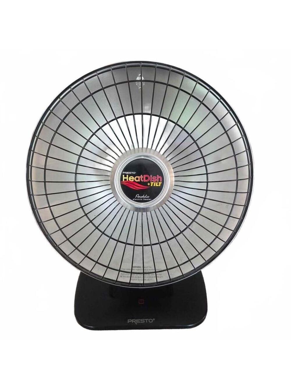 Presto HeatDish +TILT Parabolic Electric Heater
